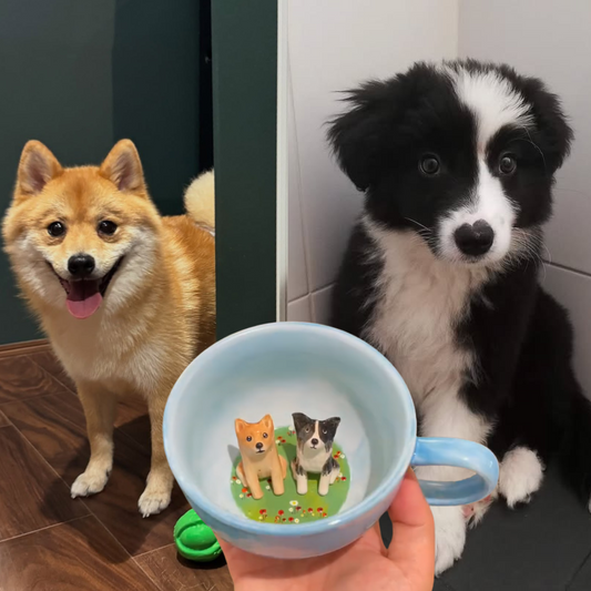 Handmade Custom Pet's Figure Ceramic Mug