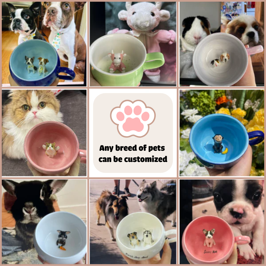 Personalized Pet Ceramic Mug – Handmade Pet Mug