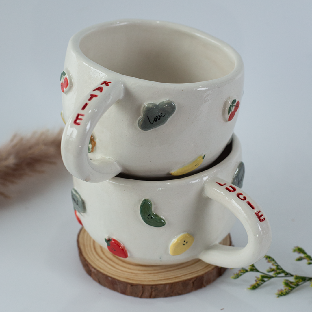 Fruit And Feelings Handmade Mug Customize Mug Gift