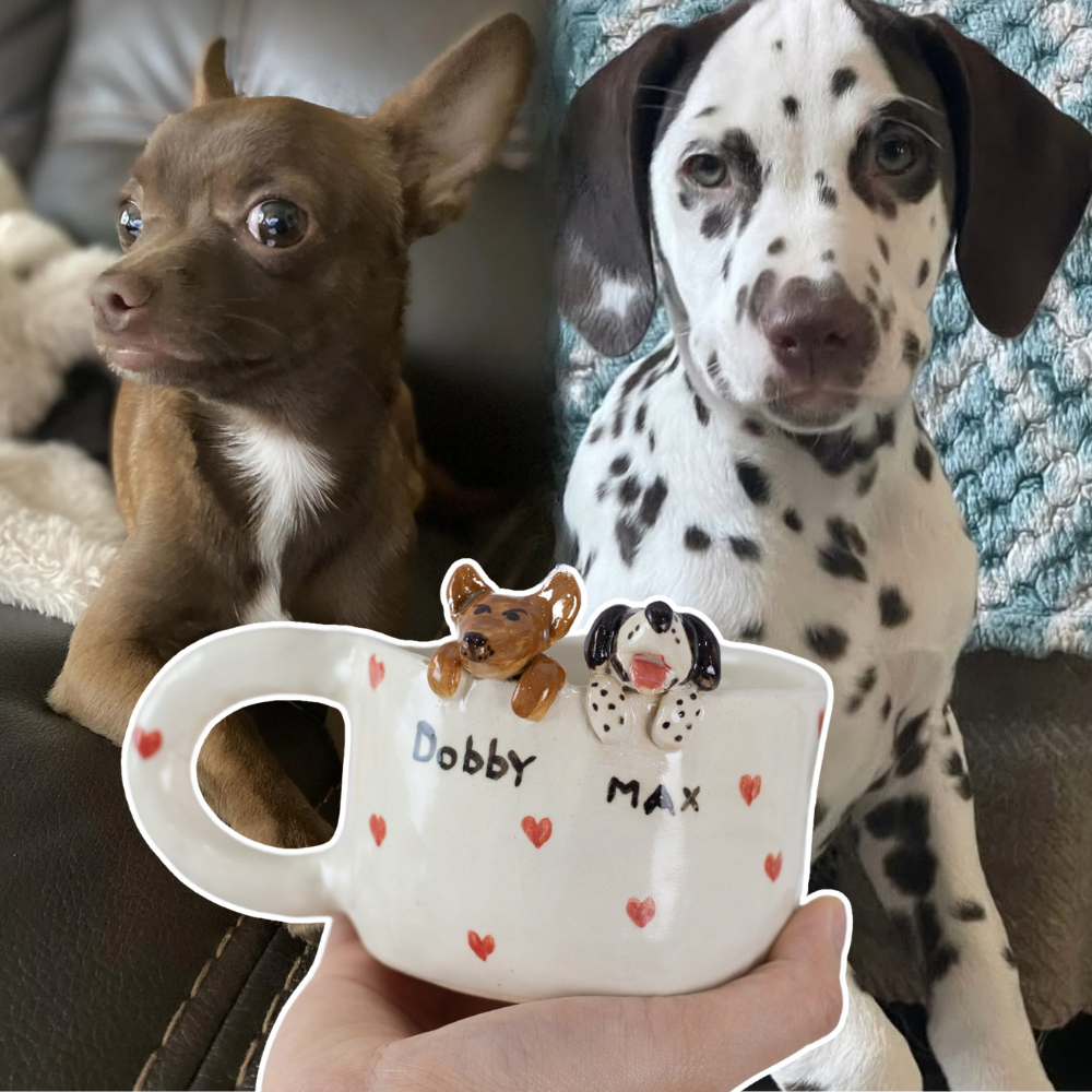 Tiny Pet Love Handmade Custom Pet's Ceramic Mug