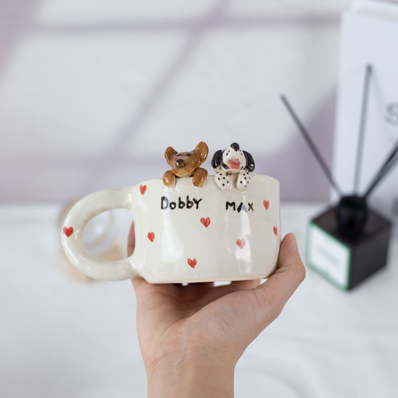 Tiny Pet Love Handmade Custom Pet Ceramic Mug