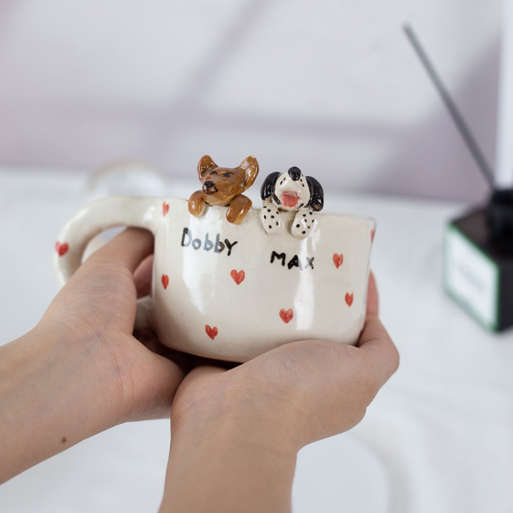 Tiny Pet Love Handmade Custom Pet Ceramic Mug