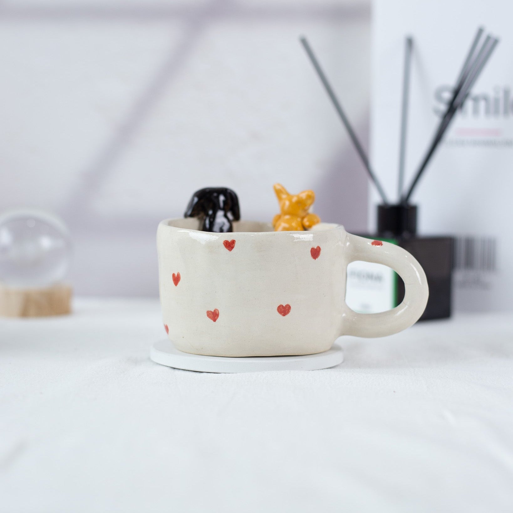 Tiny Pet Love Handmade Custom Pet Ceramic Mug