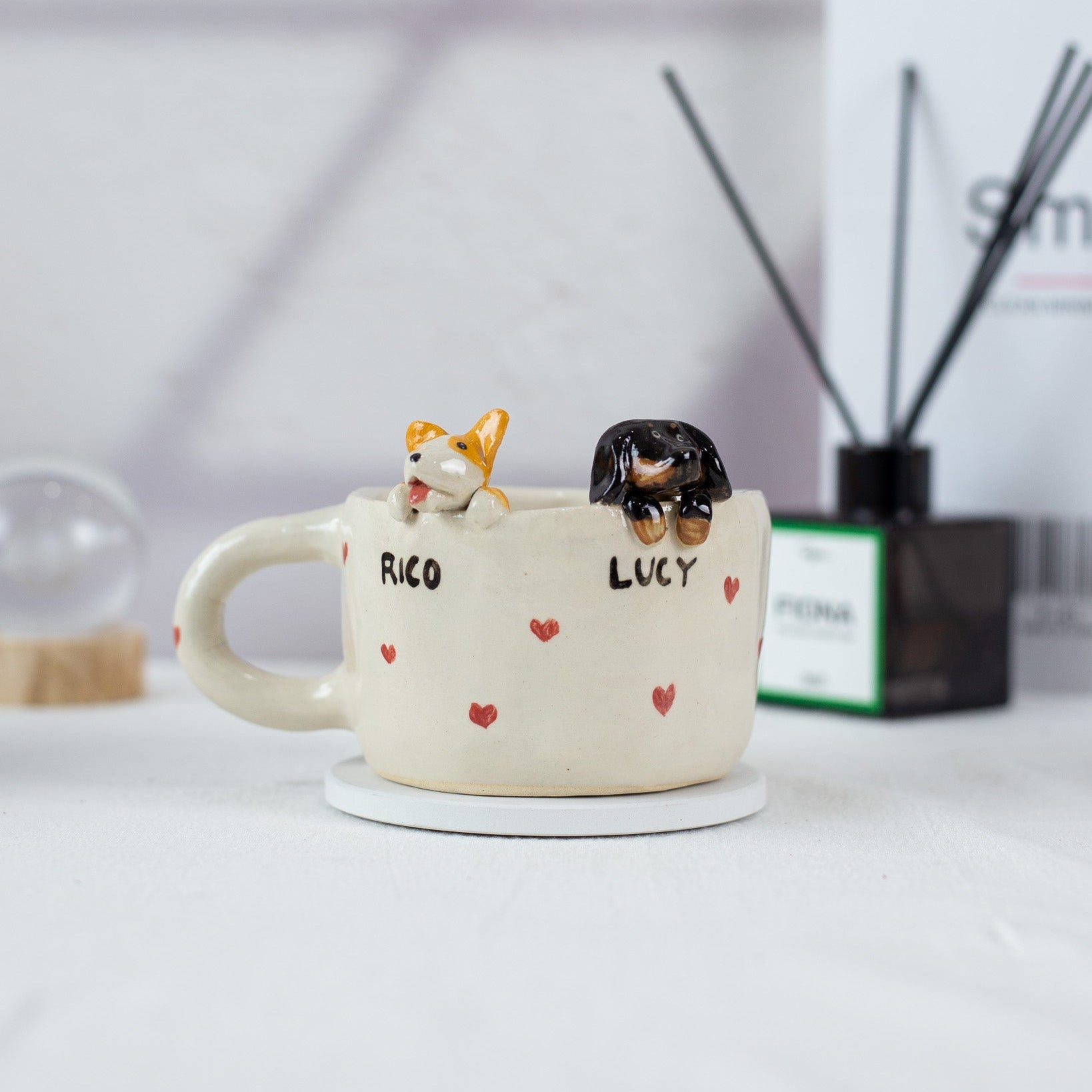 Tiny Pet Love Handmade Custom Pet Ceramic Mug