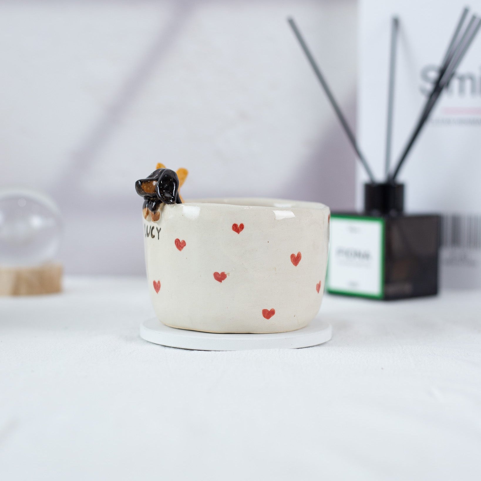 Tiny Pet Love Handmade Custom Pet Ceramic Mug