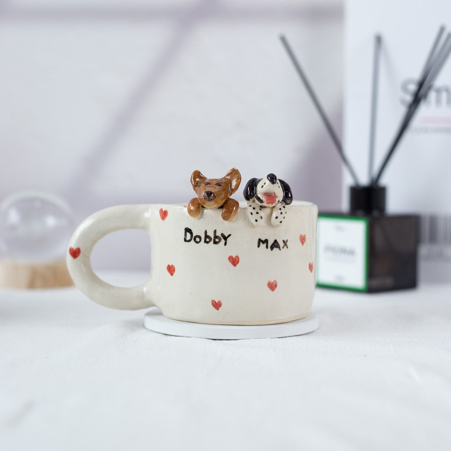 Tiny Pet Love Handmade Custom Pet Ceramic Mug
