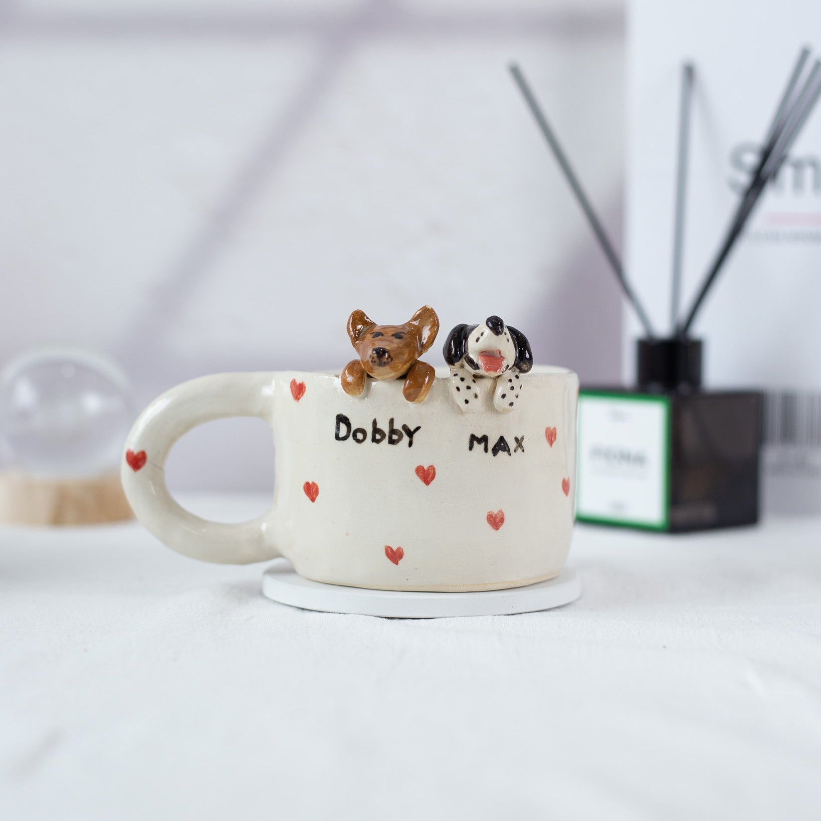 Tiny Pet Love Handmade Custom Pet Ceramic Mug