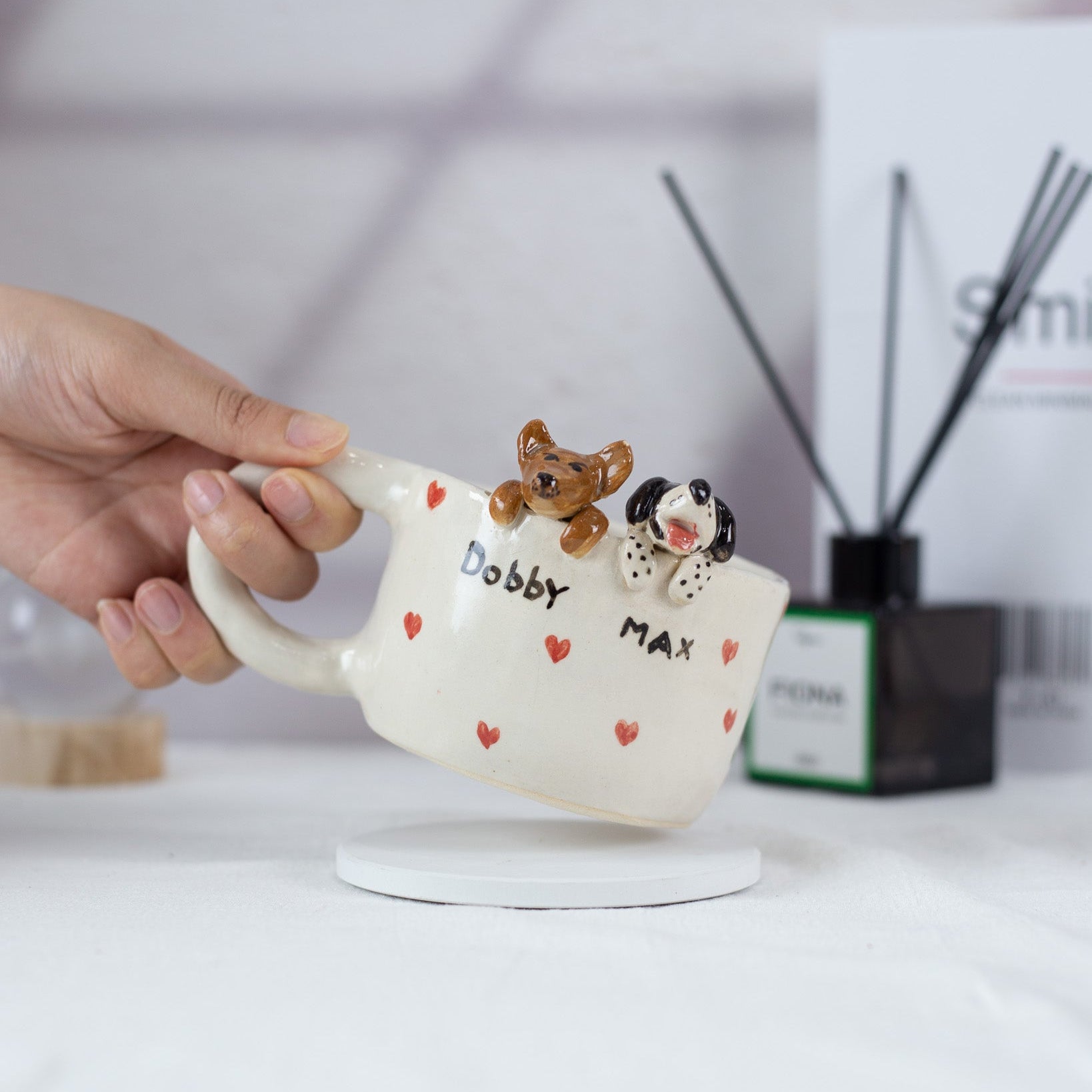 Tiny Pet Love Handmade Custom Pet Ceramic Mug